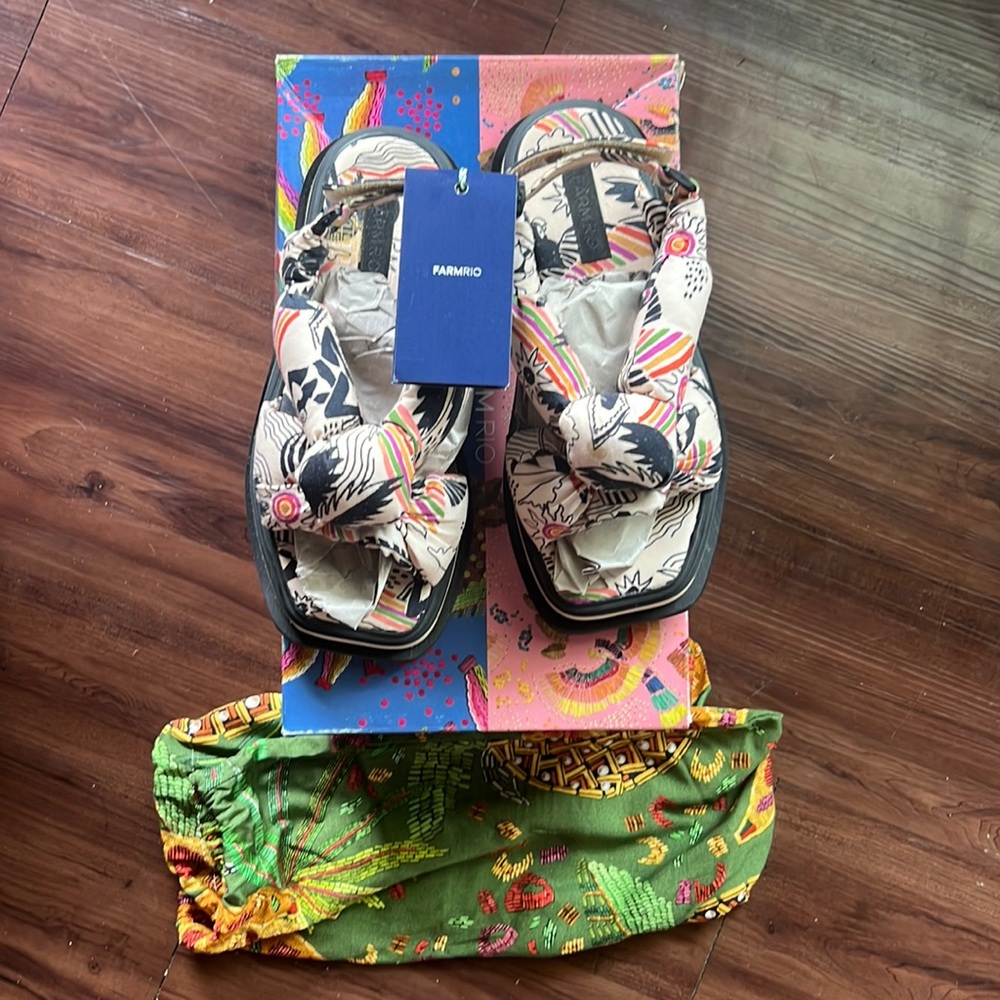 Farm Rio Scarf Sandal - Picture 9 of 9